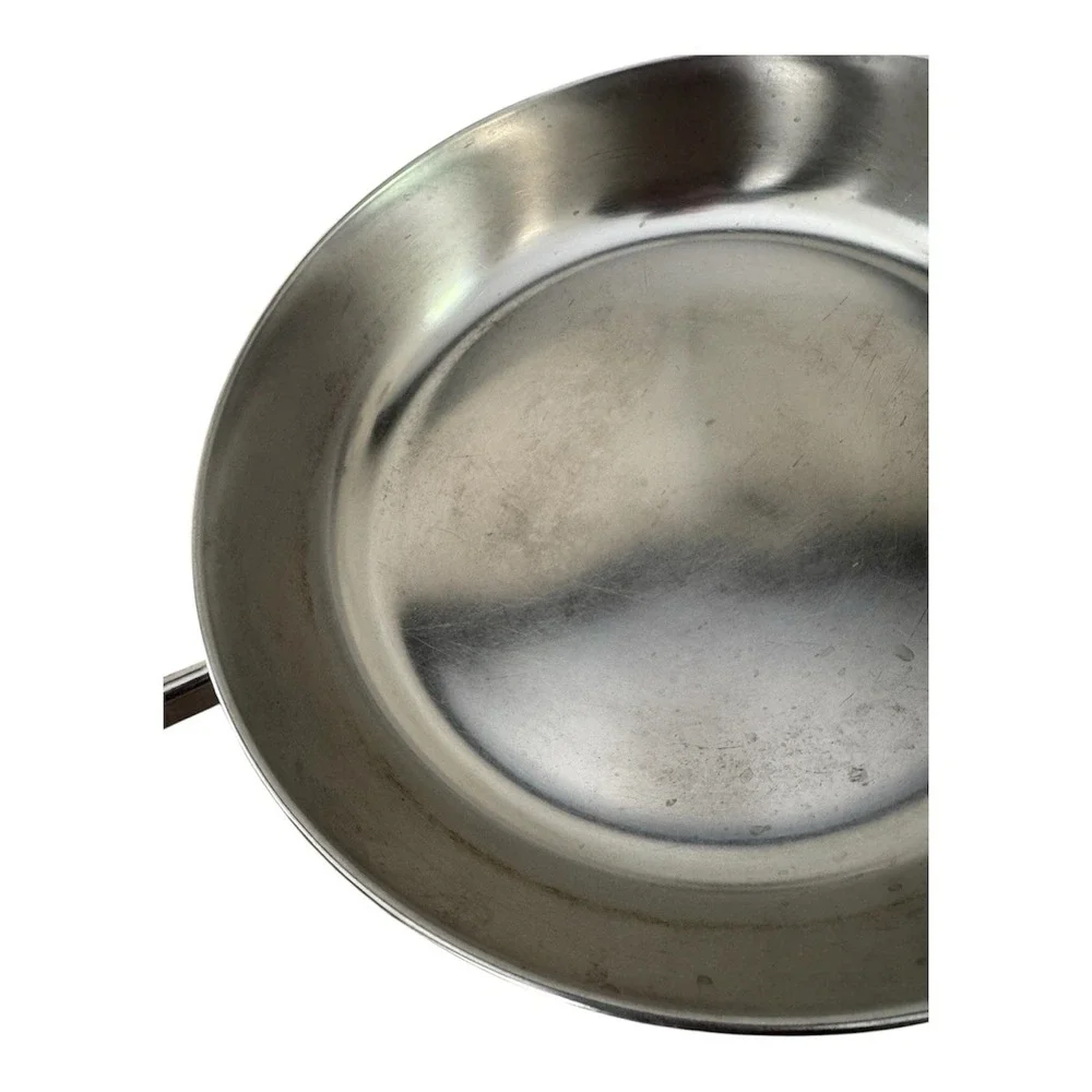Vintage 1801 Revere Ware Copper Clad 10 inch Skillet‎ Fry Pan Lid USA